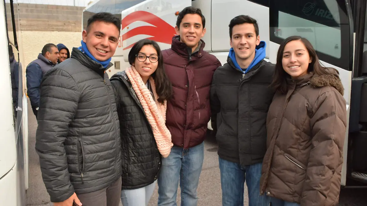 Alfredo Esparza, Marcela Villatoro, Pepe Rivera, Luis Rivera y Luisa Zamudio